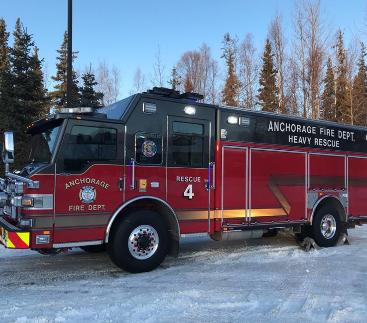 Alaska firefighter returns to work after 100foot fall